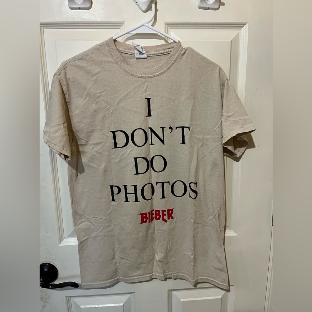 I Don’t Do Photos / Sorry T-Shirt - Justin Bieber